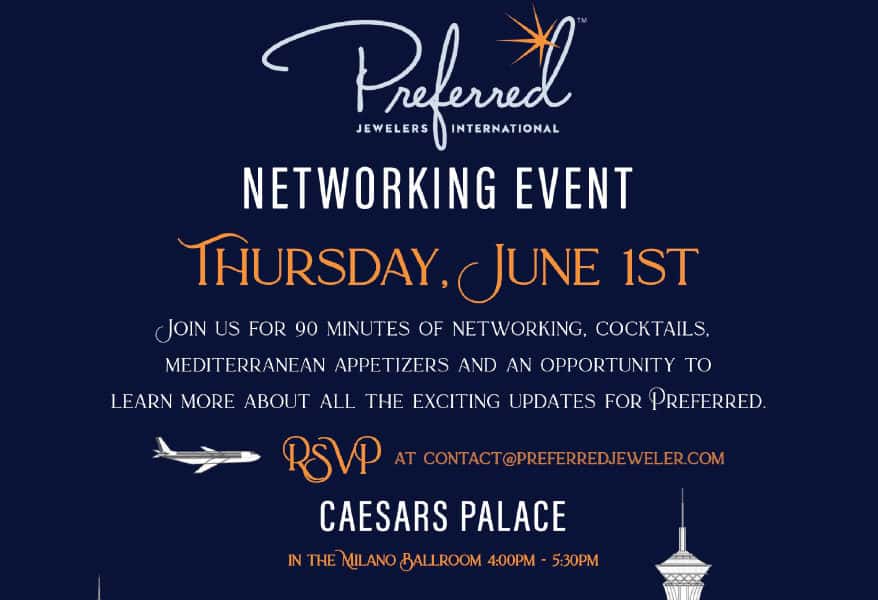 Preferred Jewelers International to Hold Its First Post Covid Live Event in Las Vegas at Caesars Palace
